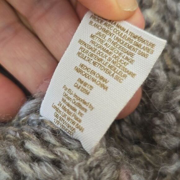 Free People Sweater Kimono Wrap Luxe Knit Long Cardigan Short Sleeve Sz XS - Picture 10 of 10